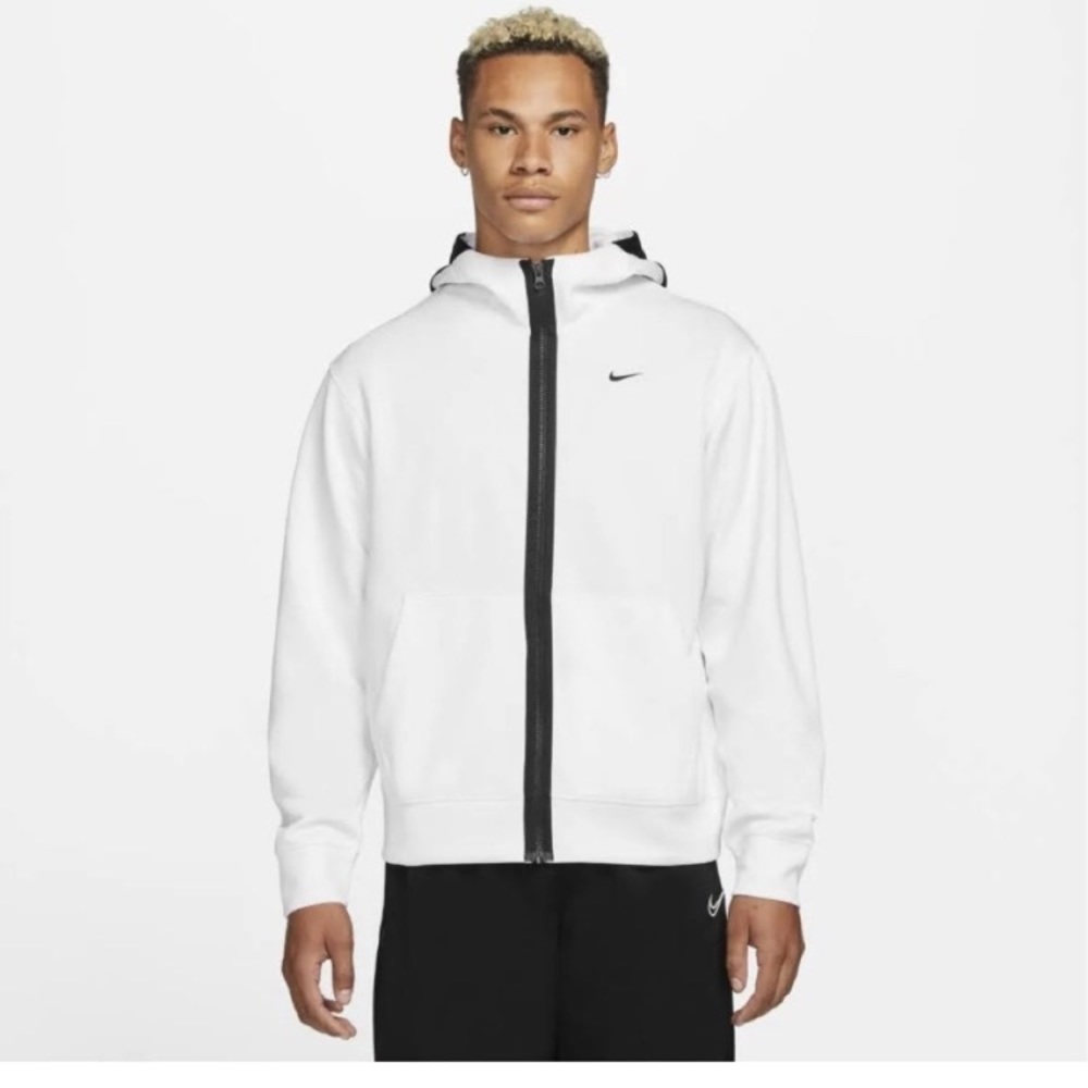 Nike Men’s White Spotlight Basketball Hoodie XXL